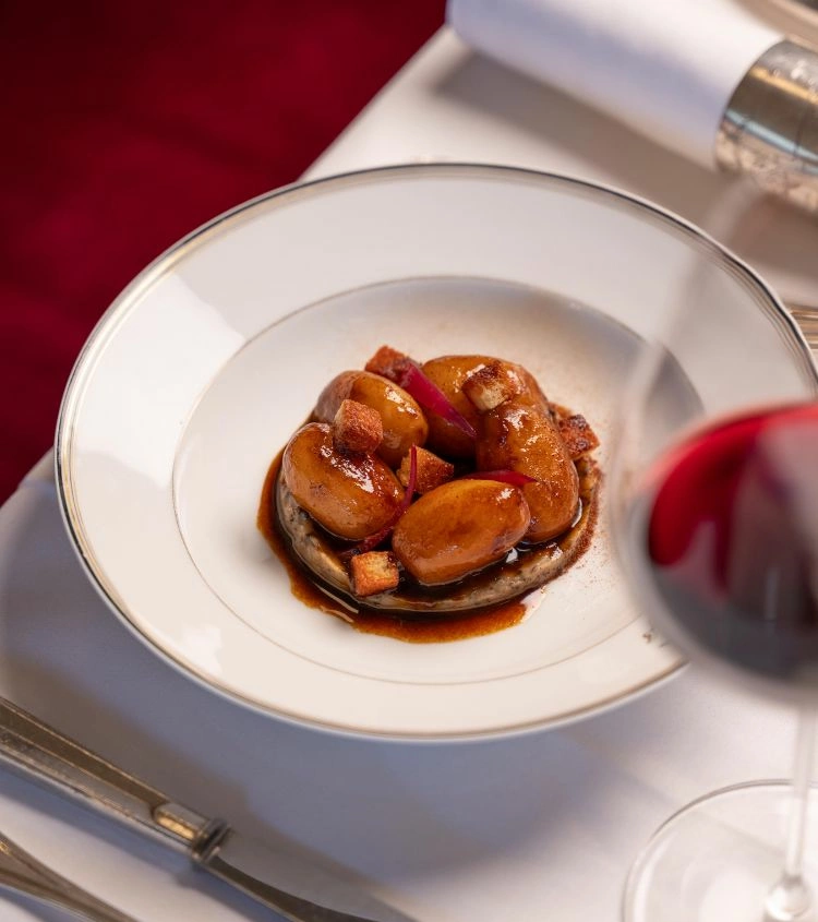 Topinambours rôtis à la truffe noire