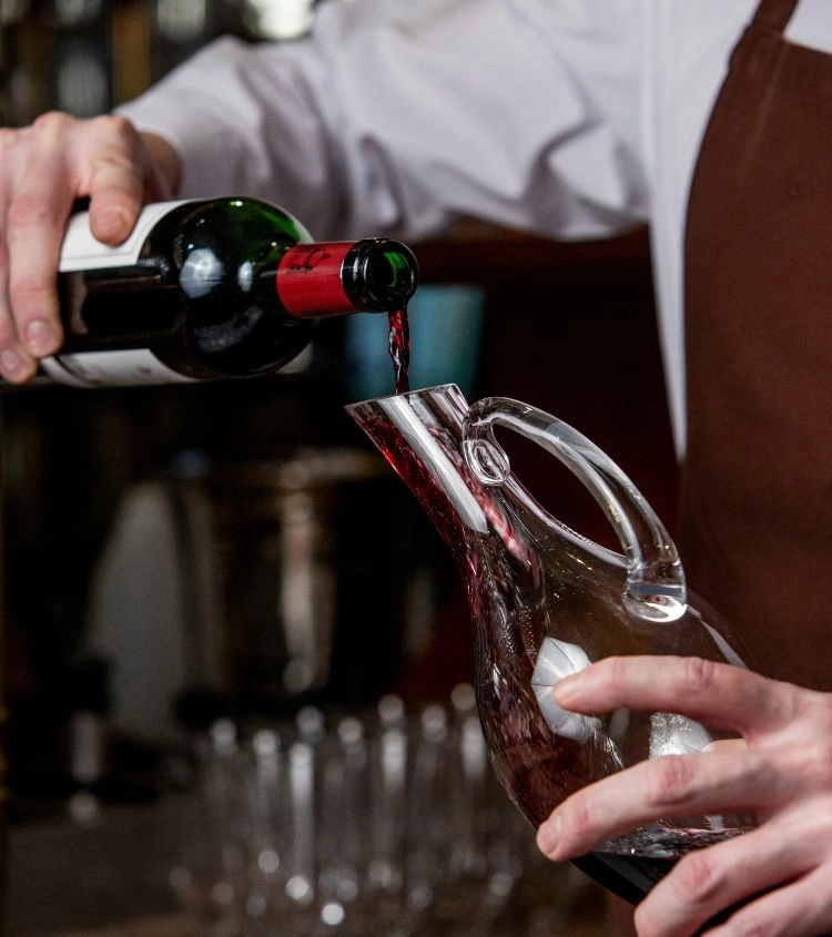 Wine in jug