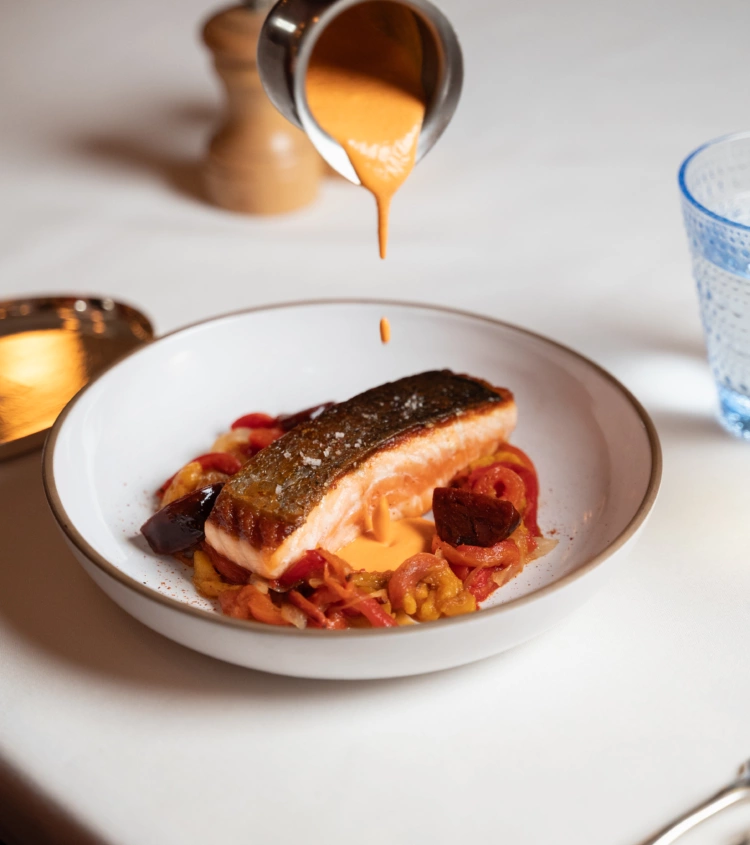 Truite, poivron, chorizo_Benoit NY_©Bertille Chabrolle_03